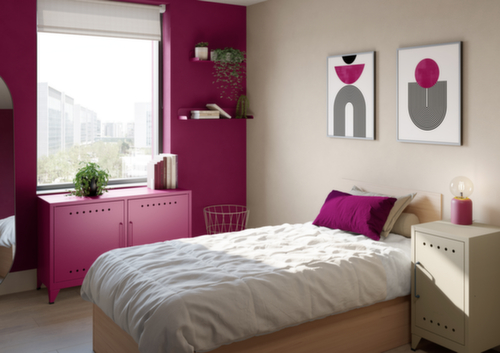 Bisley Sideboard Fern Middle aus lackiertem Stahl Milieu 2 L