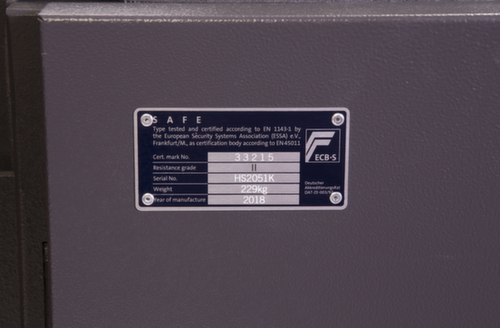 Phoenix Safe Sicherheitsschrank Elara Detail 4 L