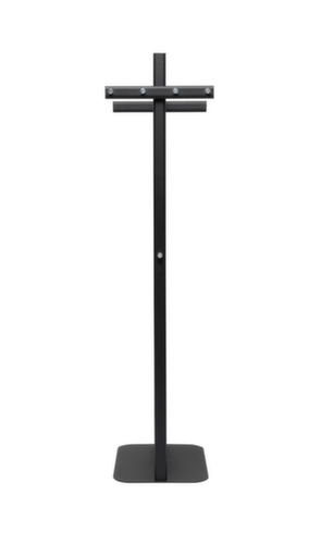 MAUL Garderobenständer MAULsalsa, mit 8/2 Haken, RAL9004 Signalschwarz Standard 4 L