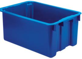 Drehstapelbehälter, blau, Inhalt 60 l