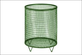 Drahtgitter-Behälter, 63 l, RAL6010 Grasgrün