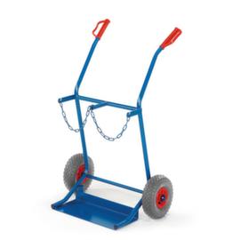 Rollcart Flaschenkarre, für 2x20 l Flasche, Vollgummi-Bereifung