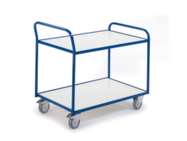 Rollcart ESD-Tischwagen 790x490 mm, Traglast 300 kg, 2 Etagen