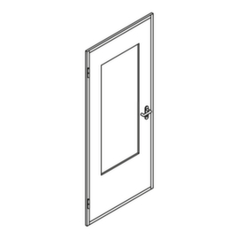S&auml;bu Sichtfenstert&uuml;r f&uuml;r Mehrzweckraum
