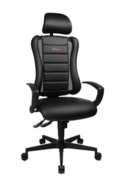 Topstar Bürodrehstuhl Sitness Racer RS mit AL "Q3" + KS mit Kopfstütze, schwarz