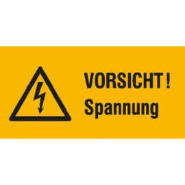 Warnkombischild SafetyMarking® "Vorsicht! Spannung"