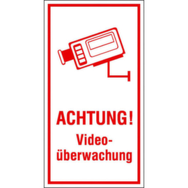 Hinweisetiketten SafetyMarking®, "Achtung! Videoüberwachung"
