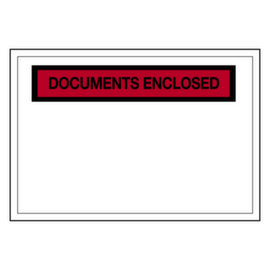 Dokumententasche "Documents enclosed", DIN A6