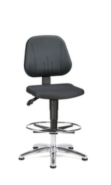 Treston ESD-Arbeitsstuhl Ergo 25 PU ESD, Sitz PU-Schaum schwarz, mit Gleitern