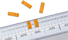 EICHNER Aufstecker für Signalreiterleisten, orange