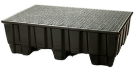 PE-Auffangwanne für 2x200-Liter-Fässer
