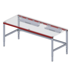 Packtisch SYSTEM FLEX - Kabelwanne 600x125x116 mm