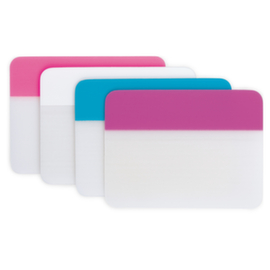 Post-it 3M Index-Haftstreifen Strong 50 mm breit (pink/wei&szlig;/blau/violett)