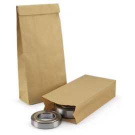 Stabile Papierbeutel ohne HKV braun 18 x 44 x 8 cm - St&auml;rke 100 g/m&sup2;