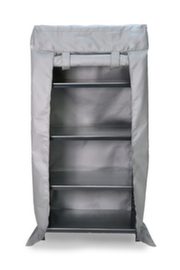 VLITEX Akkuladeschrank Akku-Safe L mit Brandschutzhaube, grau/grau