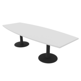 Quadrifoglio Konferenztisch IDEA+, Breite x Tiefe 2800 x 1100 mm, Platte weiß