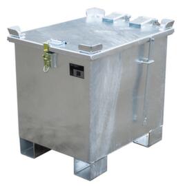 Bauer Lithium-Ionen Lagerbehälter LIL90 mit Brandschutz-Füllmaterial, Inhalt 90 l