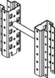 META Zwischenstück für Doppelregal Technische Zeichnung 1 S