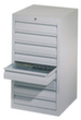 PAVOY Schubladenschrank Basis RAL7035, 8 Schublade(n), RAL7035 Lichtgrau/RAL7035 Lichtgrau