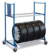 VARIOfit Reifenwagen für 8 Reifen, Traglast 300 kg, 2 Etagen Milieu 1 S