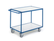 Rollcart ESD-Tischwagen 790x490 mm, Traglast 300 kg, 2 Etagen