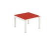 Paperflow Beistelltisch easyDesk, Höhe x Breite x Tiefe 400 x 600 x 600 mm, Platte rot