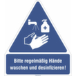 Gebotsschild "Hände waschen"