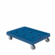 Stapelbarer Transportroller in blau