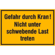 Hinweisschild SafetyMarking® für Baustellen, "Gefahr durch Kran!"