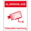 Hinweisetiketten SafetyMarking®, "Alarmanlage Videoüberwachung"
