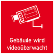Hinweisetiketten SafetyMarking®, "Gebäude wird videoüberwacht"