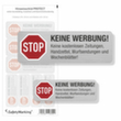 Hinweisschild SafetyMarking®, "Stop Keine Werbung! Keine kostenlosen Zeitungen"