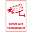 Hinweisetiketten SafetyMarking®, "Bereich wird videoüberwacht"