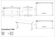 Elektrisch höhenverstellbarer Schreibtisch GW-MAILAND 7908 Technische Zeichnung 1 S