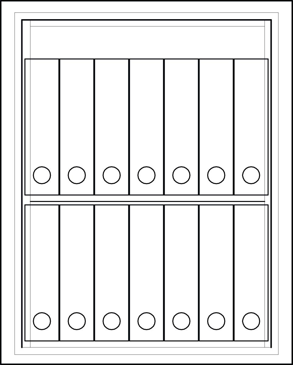 Format Tresorbau Brandschutzschrank Sicherheitsstufe VdS 1/S 60 P Technische Zeichnung 1 ZOOM