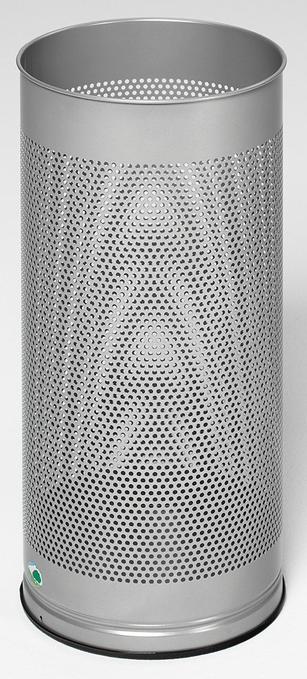 VAR Schirmständer mit Lochmuster, Höhe x Ø 610 x 270 mm, silber Standard 1 ZOOM