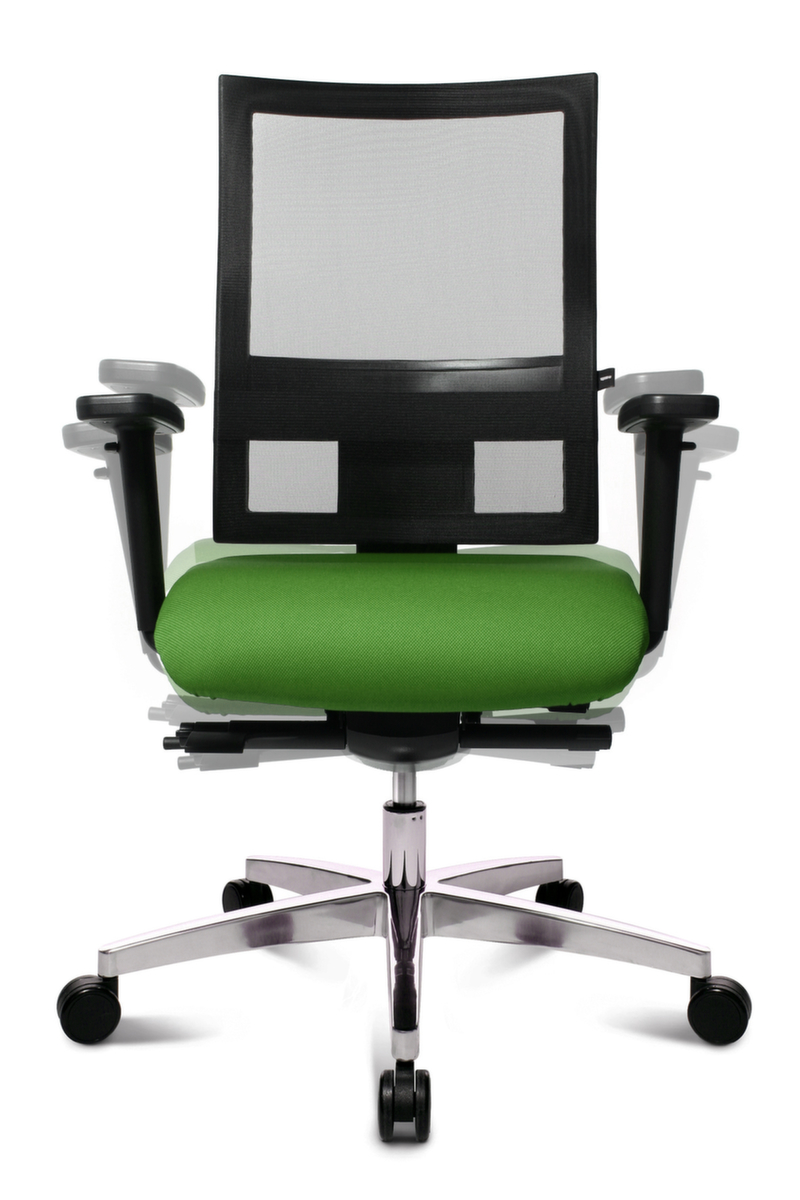 Topstar Drehstuhl Sitness 60 mit Body-Balance-Tec-Gelenk, Netzrückenlehne, grün Standard 5 ZOOM