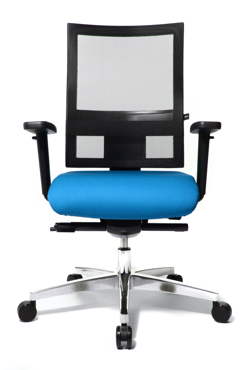 Topstar Drehstuhl Sitness 60 mit Body-Balance-Tec-Gelenk, Netzrückenlehne, lichtblau Standard 4 ZOOM