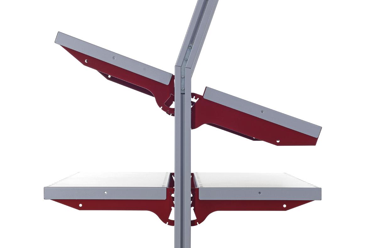 Rocholz Ablageboden System Flex für Packtisch, Breite 800 mm Standard 1 ZOOM