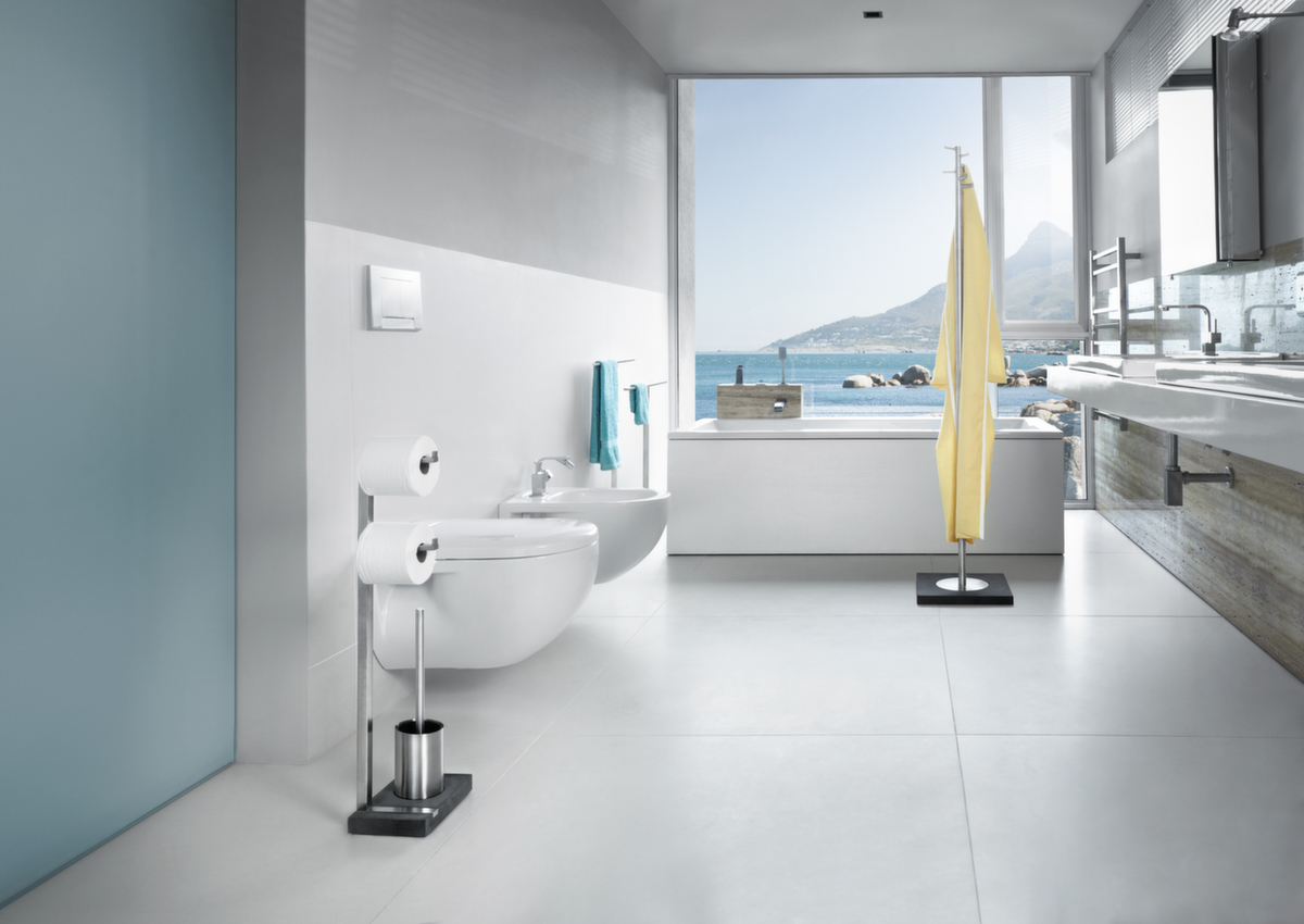 Blomus Toilettenbutler pure spa BATHROOM für 2 Rollen, Edelstahl Milieu 1 ZOOM