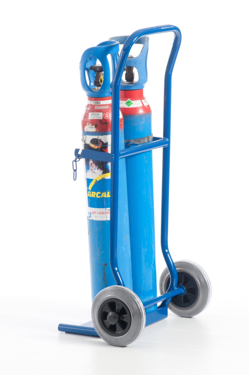 Rollcart Flaschenkarre, für 2x10 l  Flasche, TPE-Bereifung Standard 4 ZOOM