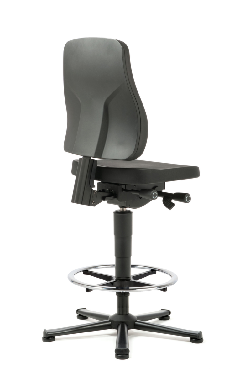 bimos Arbeitsdrehstuhl All-In-One Trend 3, Sitz PU-Schaum schwarz, mit Gleitern Standard 3 ZOOM