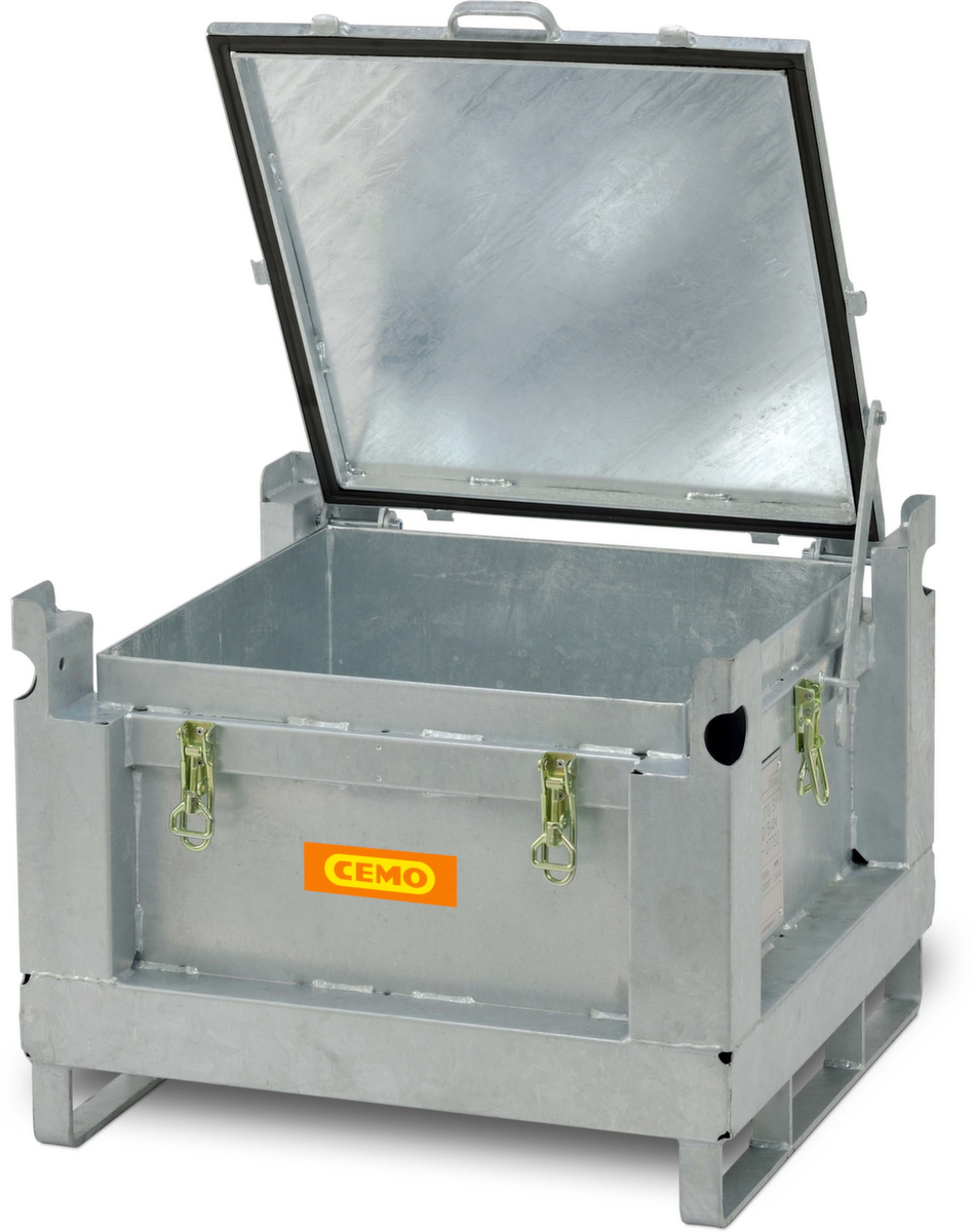 Cemo Lithium-Ionen Lagerbehälter mit Gummidichtung, Inhalt 120 l