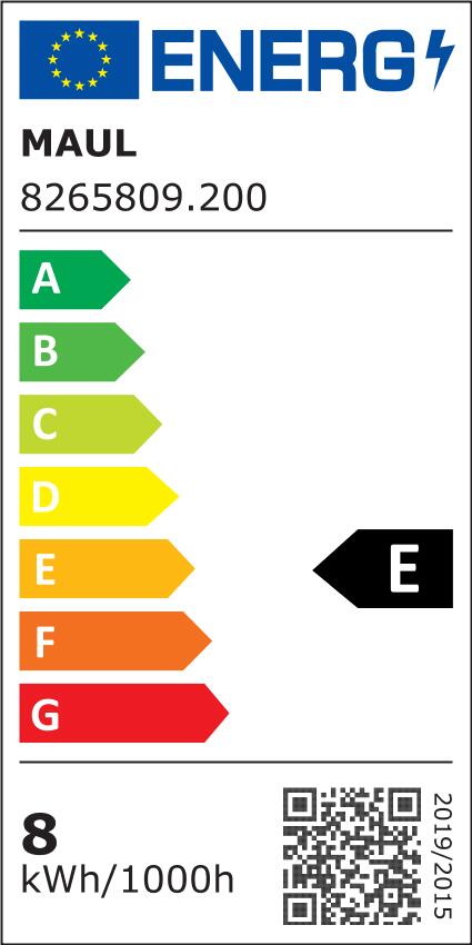 Dimmbare LED-Lupenleuchte, Licht kaltweiß (tageslichtweiß), weiß Technische Zeichnung 1 ZOOM