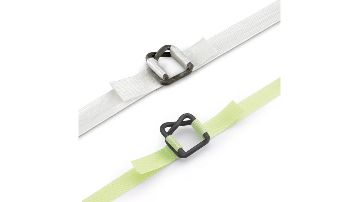 Verschlussklammern für Textil-Umreifungsband, für Bandbreite 13 mm Milieu 1 ZOOM