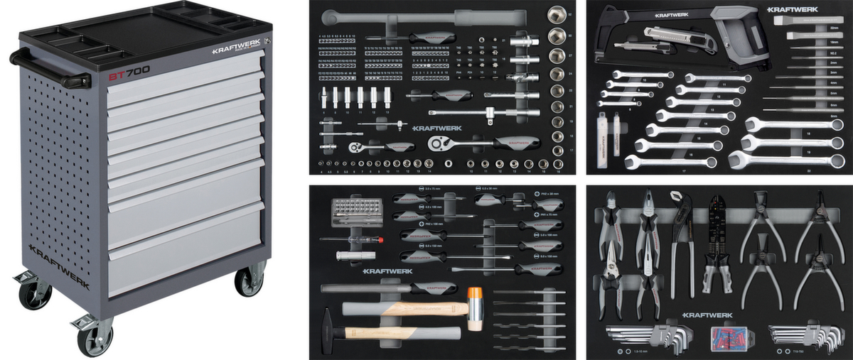 KRAFTWERK® Werkstattwagen BT700 Standard 1 ZOOM