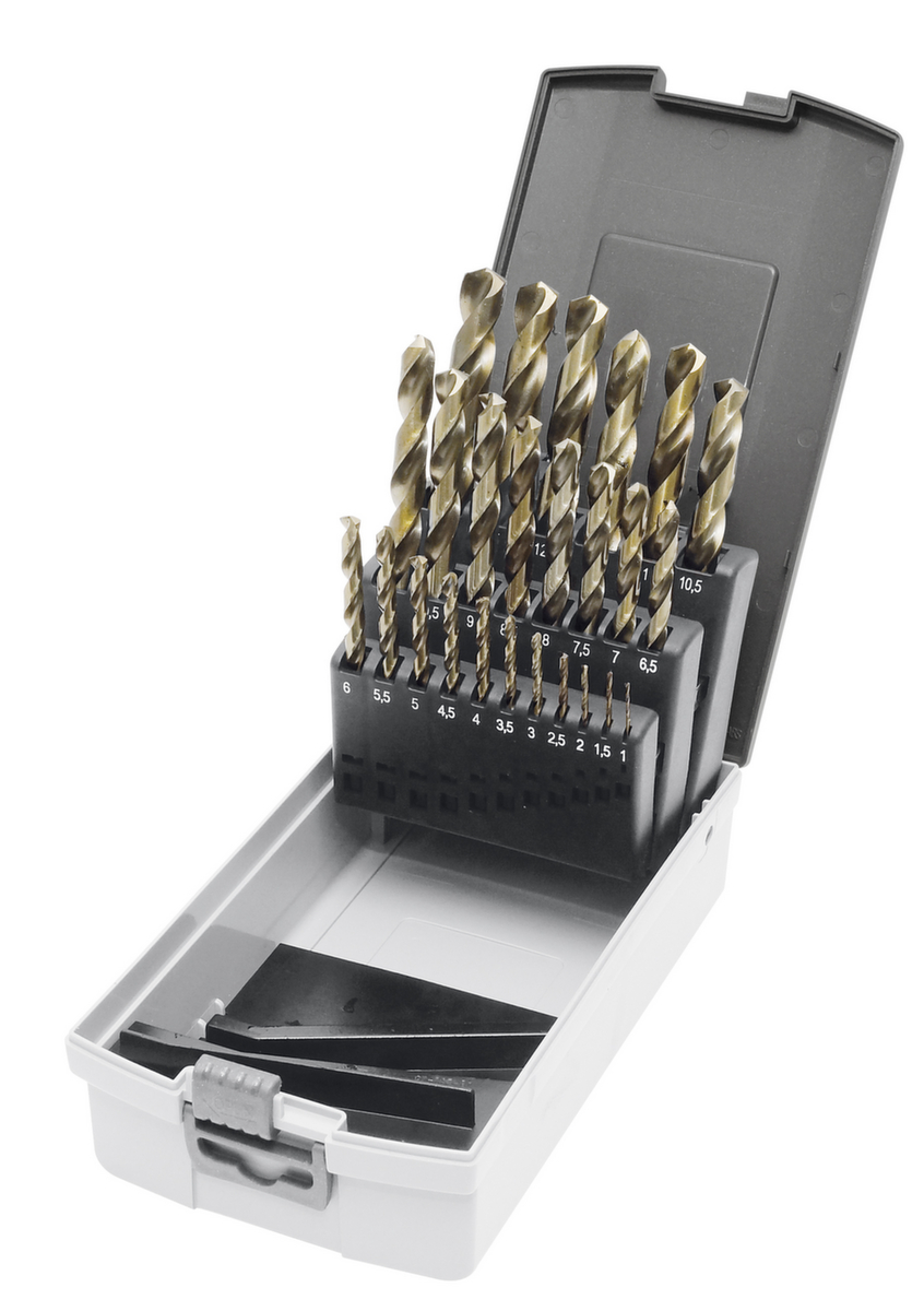 KRAFTWERK® 25-t. Spiralbohrerkass.HSS E 1-13/0.5 mm Standard 1 ZOOM