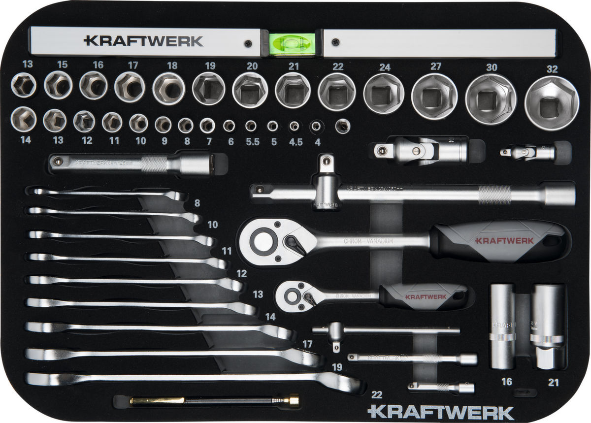 KRAFTWERK® Werkzeugkoffer B100 Detail 4 ZOOM