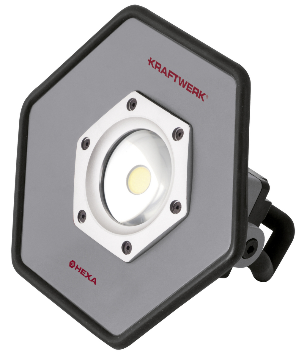 KRAFTWERK® 20W COB LED-Akku-Industrie-Baustrahler