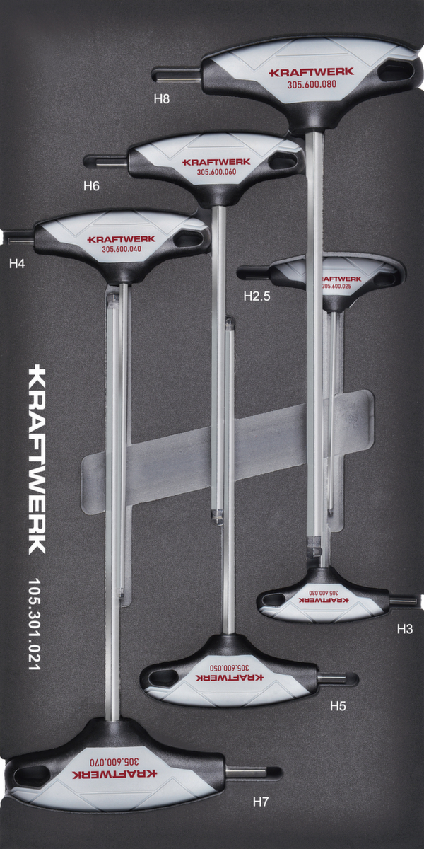 KRAFTWERK® T-Griff Innensechskant Kugelkopf Einlage Standard 1 ZOOM